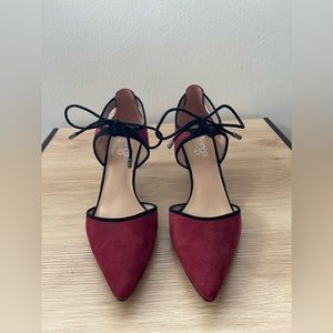Suede Franco Sarto Pumps